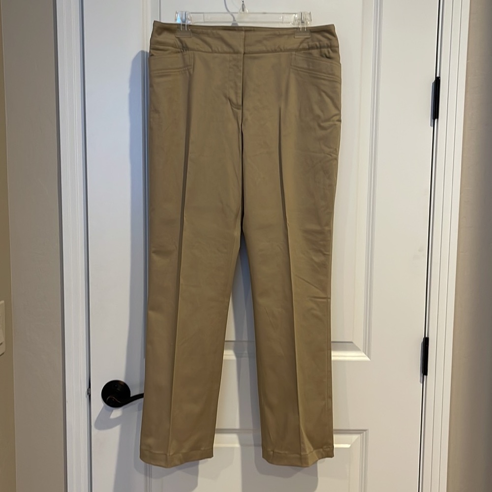Claudia Ev Tan Pants with Stretch